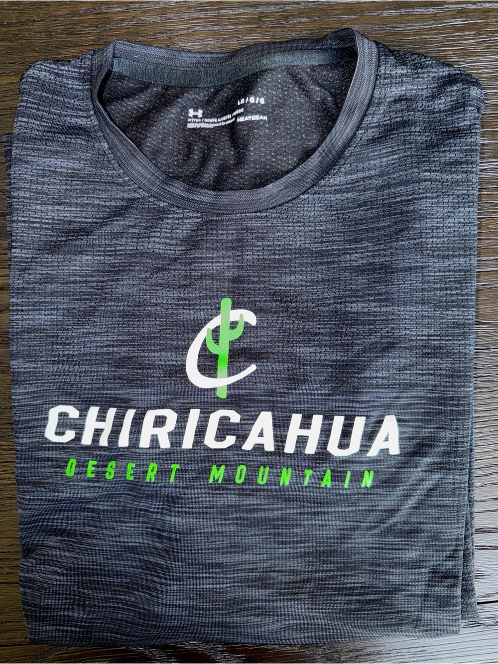 Under Armour Men’s Chiricahua Desert Mountain Long Sleeve Tee - Gray/Neon Green